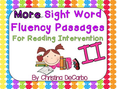 It’s here!! MORE Sight Word Passages {Version 2.0} & TA Sale!