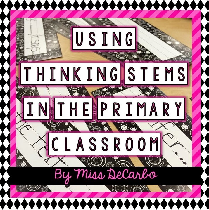 Using Thinking Stems In The Primary Classroom
