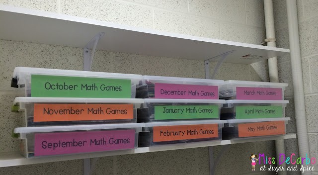 Storage and Organization Success TONS of classroom organization and storage tips and photographs. Find storage and classroom organization tips and pictures for word work, math manipulatives, the classroom library, the lost and found bin, and more! Grab FREE word work storage labels, too! -by Miss DeCarbo