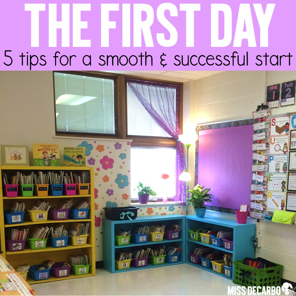 5 tips for a smooth and successful first day of school!
