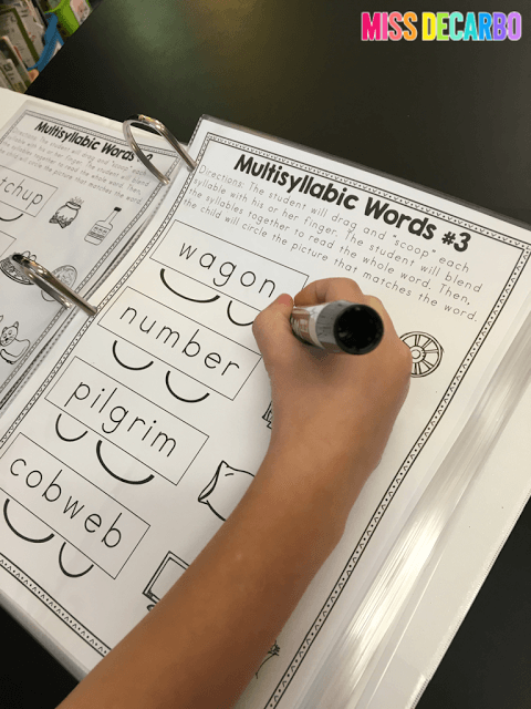 No Prep Reading Intervention Binder ELA Edition 2: Packed with phonics and fluency activities, ideas, resources, printables, and word lists for small groups, RTI, one on one intervention and instruction, and literacy groups. Great for teachers, volunteers, and intervention specialists. Tons of reading intervention ideas and strategies by Miss DeCarbo!