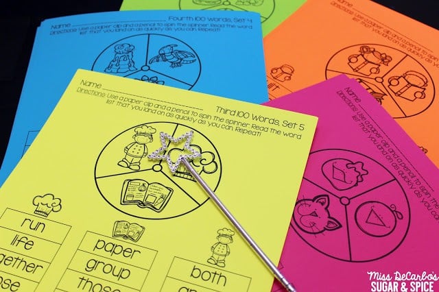 Use Small Group Reading Warm Ups To Maximize Your Time At The Small Group Table: Sight Word Ideas and Activities, Fluency and Book Baskets, and Organization Ideas!