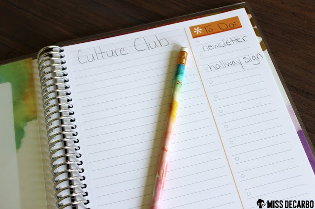 Beautiful Back to School Tools for Teachers: An Erin Condren Review by Miss DeCarbo