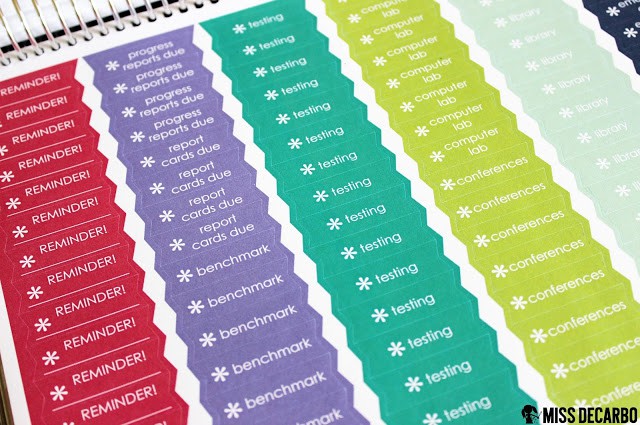 Beautiful Back to School Tools for Teachers: An Erin Condren Review by Miss DeCarbo