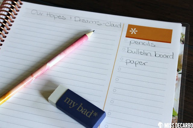 Beautiful Back to School Tools for Teachers: An Erin Condren Review by Miss DeCarbo