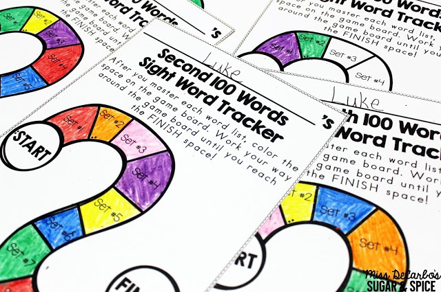 Student Friendly Tracking Sheets for Sight Word Recognition - Assessment and Differentiation for Sight Word Recognition: Organization and classroom management ideas to make sight word assessment and practice simple and easy for teachers AND students! These sight word activities are student-friendly and help students master the first 500 Fry sight words!