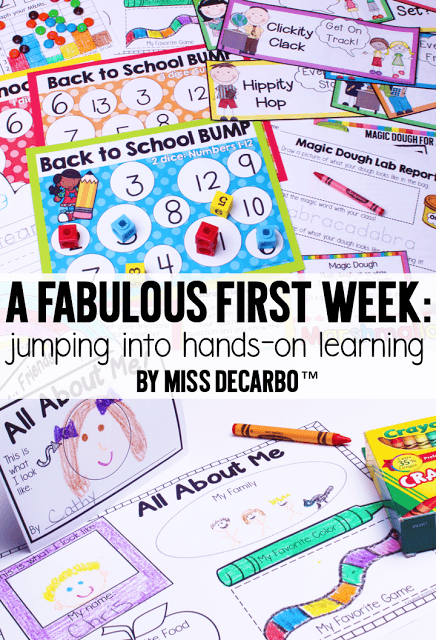 A BIG Collection of Fun and Engaging Activities, Lessons, and Ideas for the first week of school! - by Miss DeCarbo