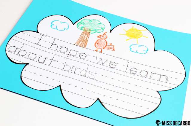 Hopes & Dreams writing activity: A BIG Collection of Fun and Engaging Activities, Lessons, and Ideas for the first week of school! - by Miss DeCarbo