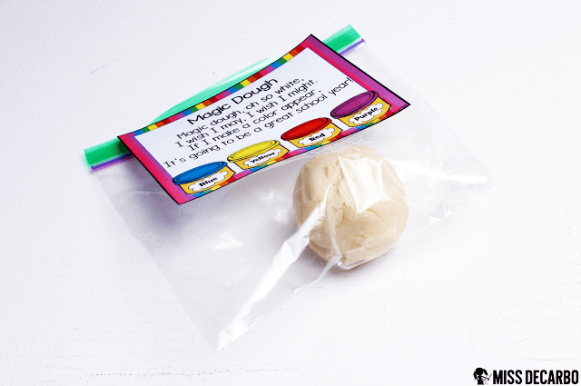 Magic Dough activity and science lesson: This post contains a BIG collection of fun and engaging activities, lessons, and ideas for the first week of school! - by Miss DeCarbo