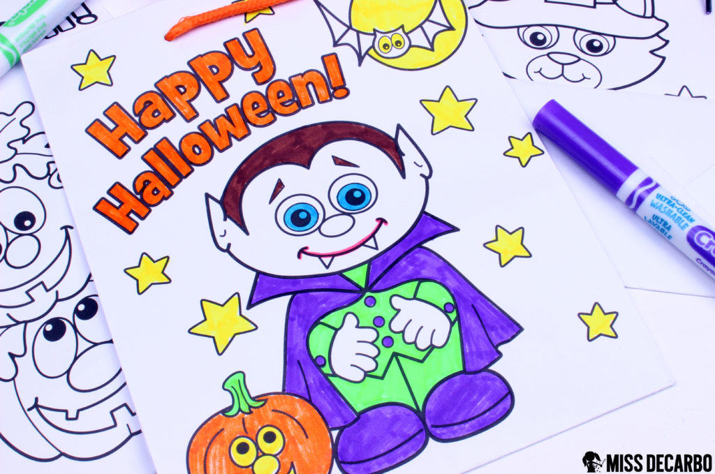 Halloween Freebie Fun: learning games and free printables for classroom Halloween parties or Halloween theme days. Get two FREE growth mindset lesson plans and printables from Miss DeCarbo in this post!