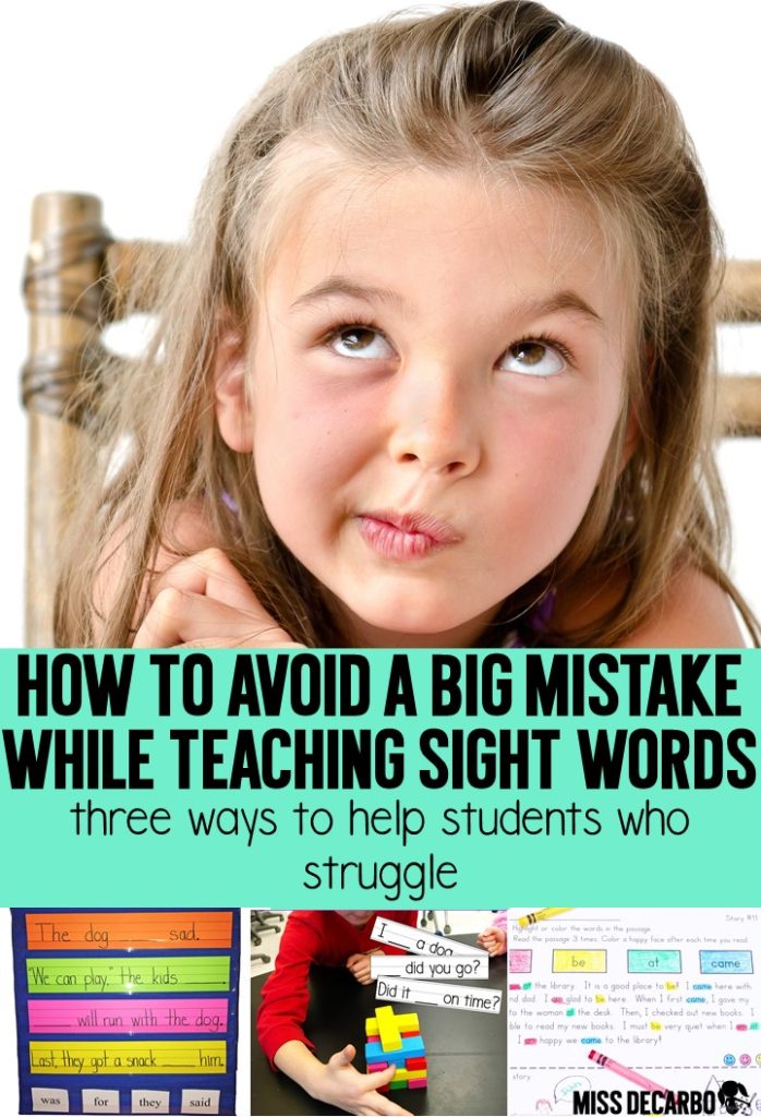 Learn three ways to help students who struggle with sight word recognition and identification within the primary classroom. Learn how to introduce sight words, play with sight words, and practice sight words within the context of a story.