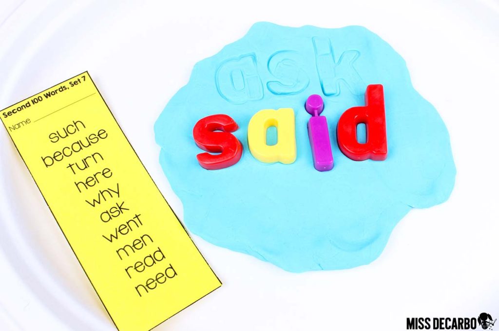 20 Word Work Ideas for Sight Word Spelling Practice (with freebies!)
