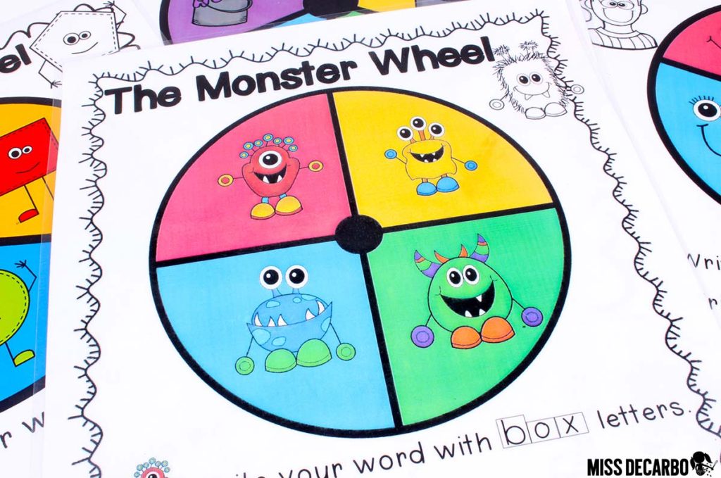 word work wheels for sight word spelling practice - 20 Word Work Ideas for Sight Word Spelling Practice (with freebies!)