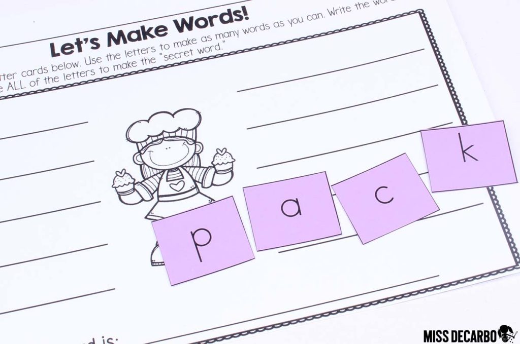 FREE Valentine's Day word work activities and games! Miss DeCarbo shares a FREE word building activity pack, three different Tic Tac Toe phonics games (cvc words, sneaky e words, and vowel teams), and a list of four ways to add Valentine's Day touches to the small group reading table. 