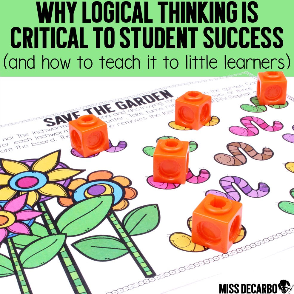 Learn the importance of logical thinking and how to teach it to students within the classroom. Discover several easy strategy games and centers to teach critical thinking skills to young children.