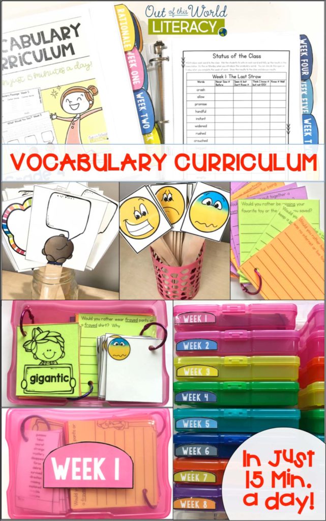 a full year vocabulary curriculum for grades 3-6
