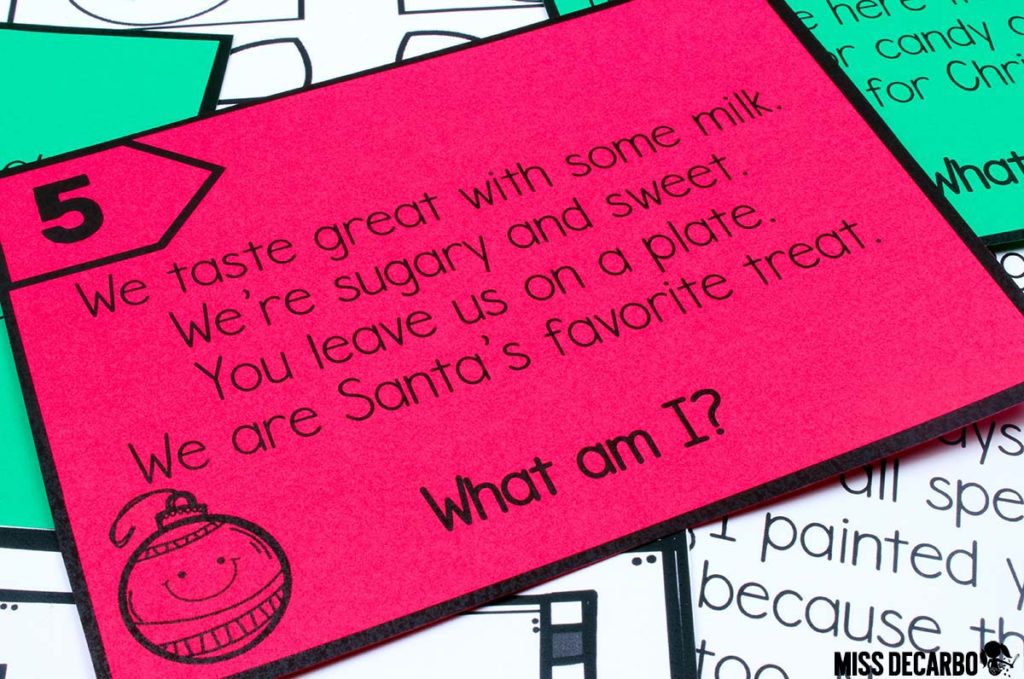 Christmas comprehension reading activity for inference skills! This inference reading lesson is differentiated for kindergarten, first grade, and second grade primary students.