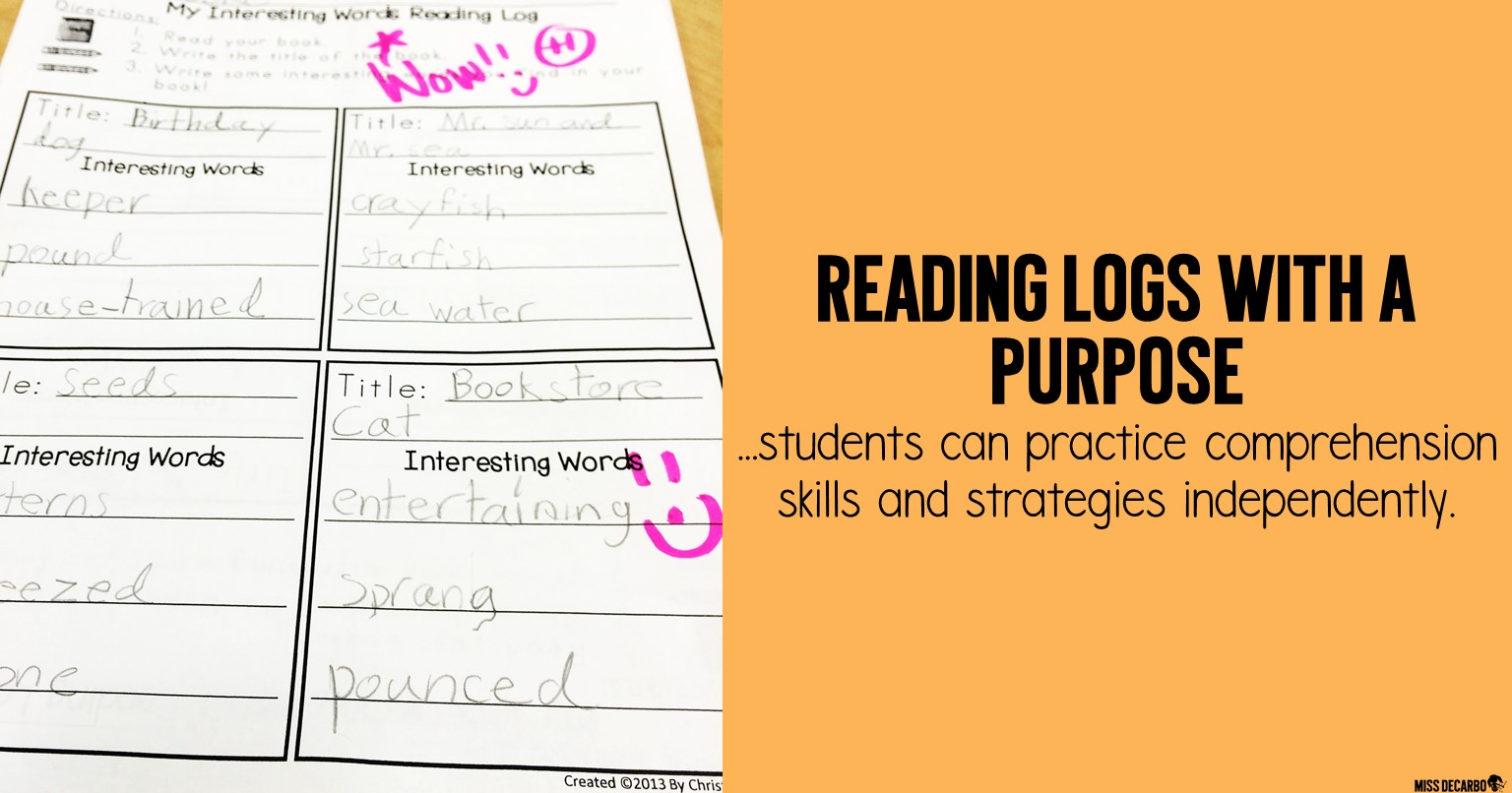 Reading logs with a twist! Check out why I stopped using traditional reading logs in my classroom, and learn how I renovated the reading log to make it intentional for comprehension and nightly reading.