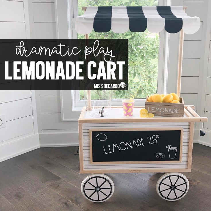 Dramatic Play Center Lemonade Cart