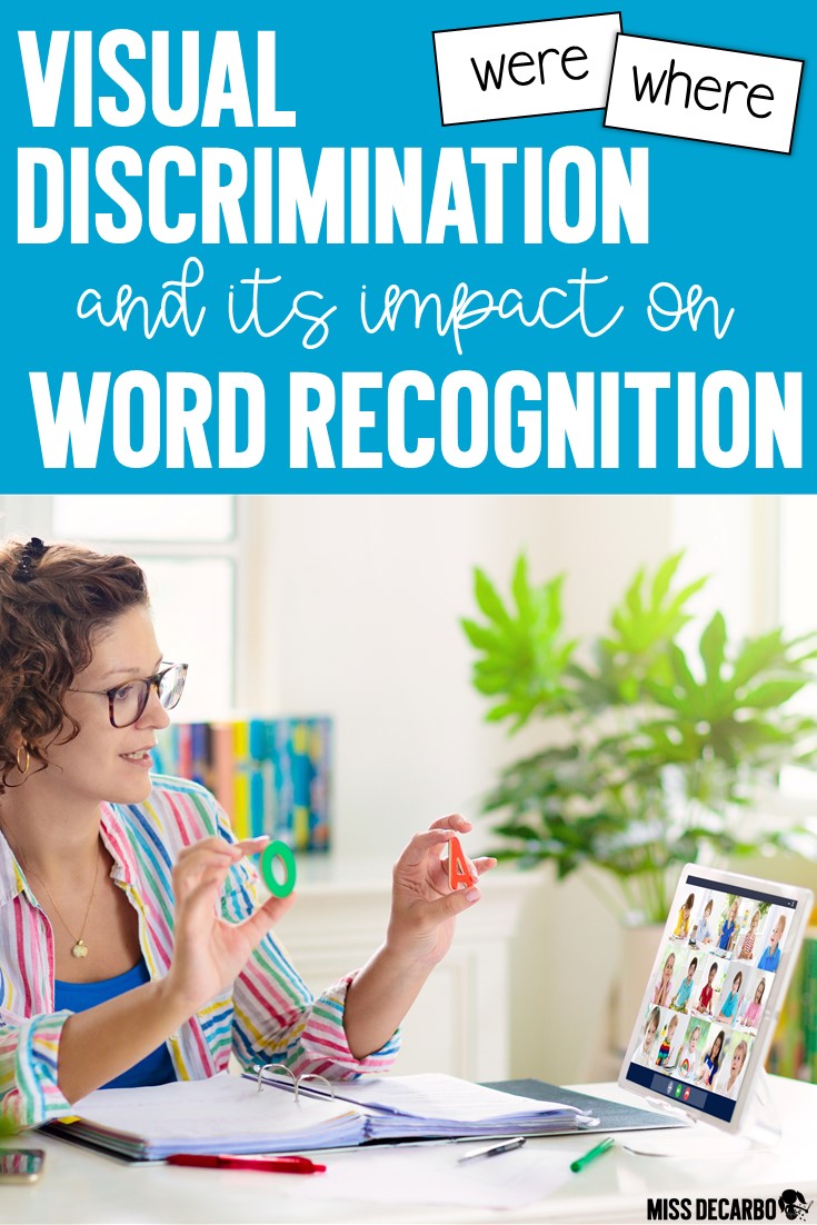 Visual discrimination plays an important role in our students' word recognition skills. Learn how to help your students recognize the subtle differences and similarities in words in order to increase sight word identification and word recognition skills.