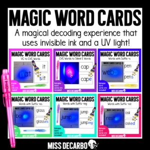 Magic Word Cards Phonics Bundle