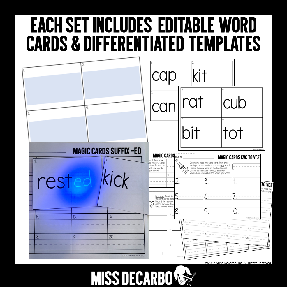 Magic Word Cards Phonics Bundle - Image 5